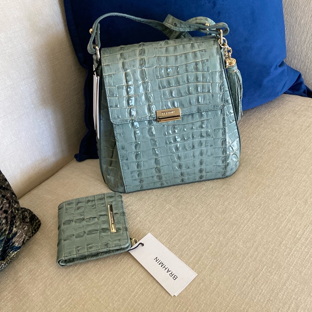 Brahmin Margo bag and wallet.